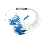 1*n 2*n steel tube mini type G657A 0.9mm fiber optic PLC splitter