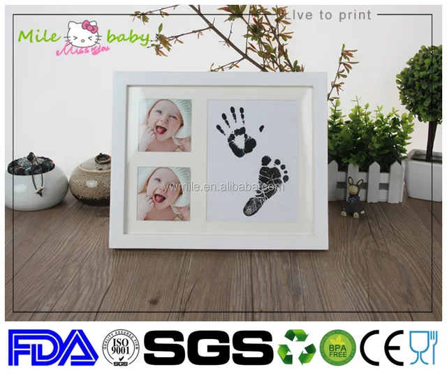 promotional gift12 months keepsake clay picture frame kit baby