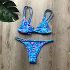 Sample first custom made bikini wholesale printed swimwear