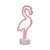 Low Price Funderdome Flamingo Shaped Battery Powered Table Lamp Custom LED Neon Light Sign For Wedding Birthday Parties