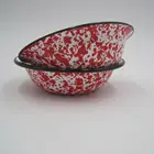 Dia 26CM White Enamel Pie Plate Food Dish