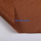 pu caoted good strength customize logo 100% polyester jacquard Lining for bag