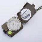 Professional American military folding lensatic sighting compass for outdoor adventure