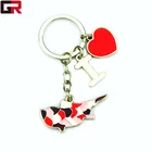 Wholesale Personalised Metal Custom Promotion Gift Keyring For Travel Souvenir