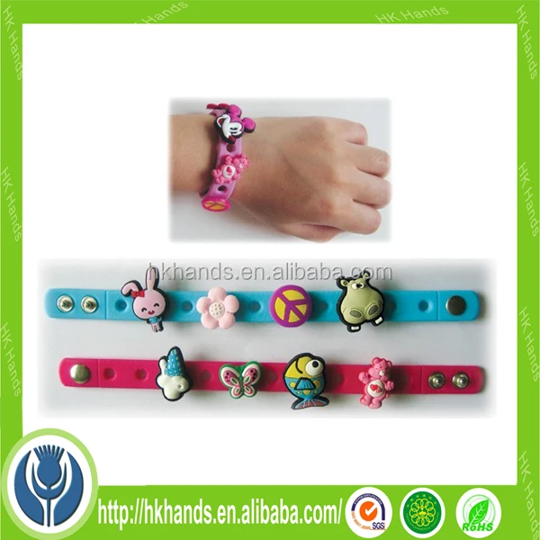 give away logo printed silicone wristband