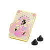 Shuanghua gifts custom alloy gold plated hard enamel Little witch cartoon lapel pins
