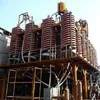 Spiral chute concentrator machine for gold, iron ore, chromite recovery and beneficiation plant