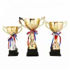 China supplier best seller custom design souvenir gift football metal cup trophy