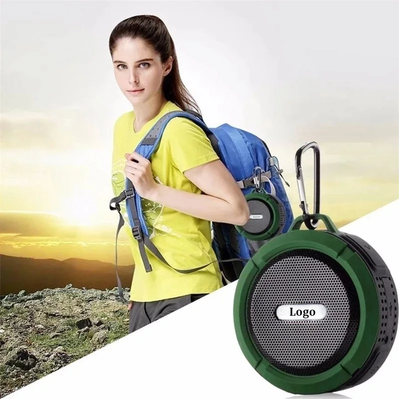 Factory price waterproof fm shower radio waterproof wireless speaker c6 portable wireless speaker with sucker - ANKUX.COM