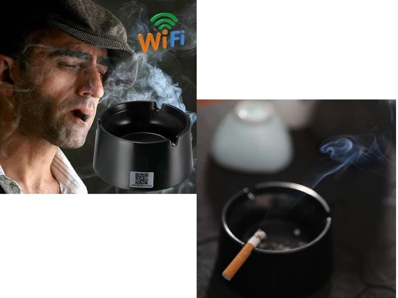 high quality  wifi Ashtray Camera 4K/1080P Full HD IP Spy security home wireless  camera