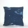2in1 Blue Printing Blanket Cushion Pillow Blue for Travel