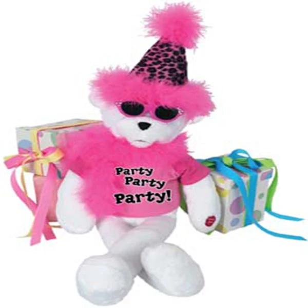 musical happy birthday plush bear