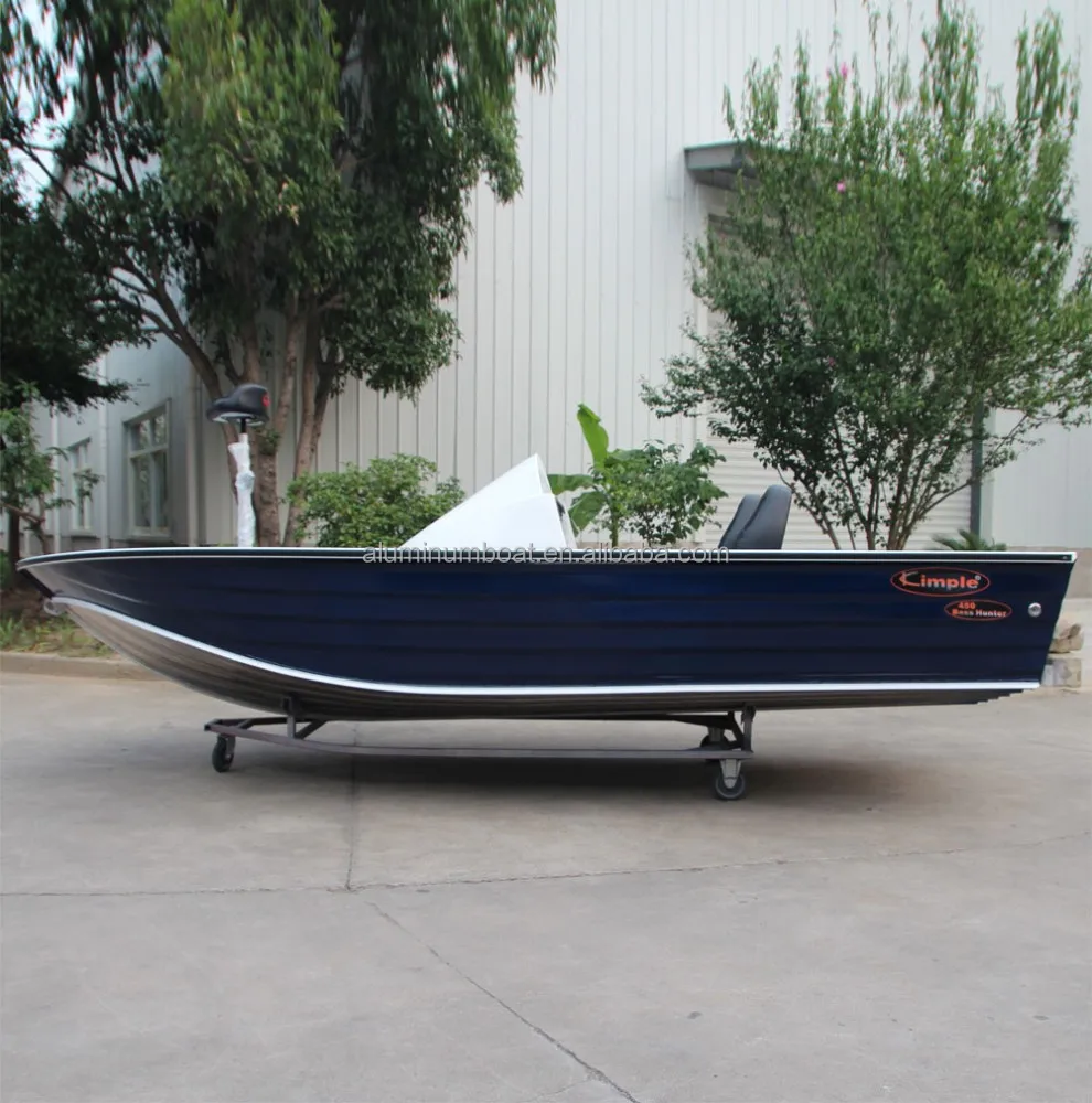 Kimple Aluminium Bass Boat - 450 Bass Hunter- Aluminum fishing boat ...
