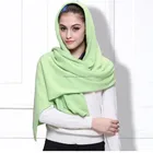 2016 new design knitting pattern cashmere women muslim head scarf