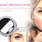Luxury Universal LED Flash Light Up Selfie Luminous Phone Ring for iPhone Samsung LG With USB Charging