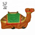 Hot Sale Handmade Painted Resin Camel Figurine Sculpture
