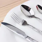 Fancy Design Knife Fork & Spoon cutlery Stainless steel 18/10 dinnerware set