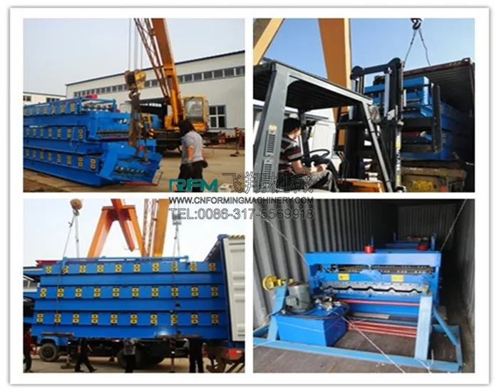 camber ridge cap roof tile roll forming machine