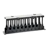Mounting Vertically 19'' cable manager on 2-post and 4-post open frame rack