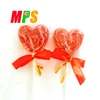 Lovely Valentine Day yummy sweets hard Lollipop candies with heart shape