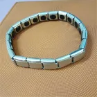 Popular jewelry stainless steel 9mm energy italian charm stretch bracelet