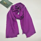 Soild color promotion gift fashion comfortably warm scarf 100% viscose cheap plain scarf shawl
