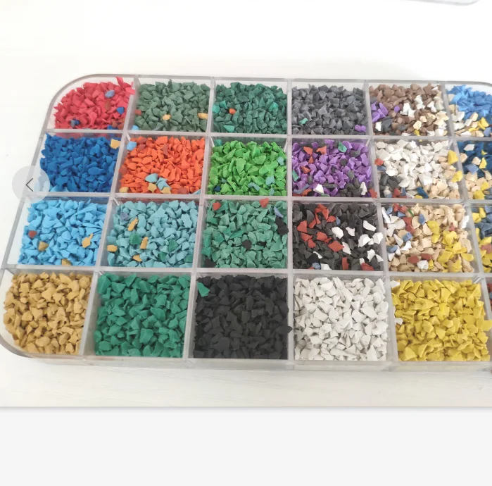 Colorful EPDM Rubber Granules power price with cheaper price