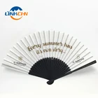 custom wedding invitation bamboo paper hand fans