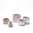 Pots Porcelain Pot Hot Sale Planters Porcelain Plant Pot Mini Ceramic Stone Flower Pot