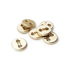 Manufacturer wholesale custom shirt 2 hole plane 8mm metal button