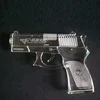 Factory Supply Customize Style 3D Laser Crystal Gun Craft For Collectible Gifts