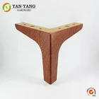 top quality hot selling style customized wood grain metal legs for sofa /bed