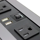 Desktop Baiyou Power Outlet Smart Strip Desktop With Switch Usb Overload Protection