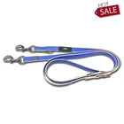 New Adjustable PVC Coated Nylon Pet Dual Dog Leash Material