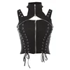 2019 new arrival Spring design T shirts hot selling straps cardigan straps top women stitching rivet vest