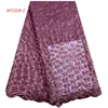 Nigerian French Lace Guangzhou Lace Fabric Beaded Chiffon Fabric 1427