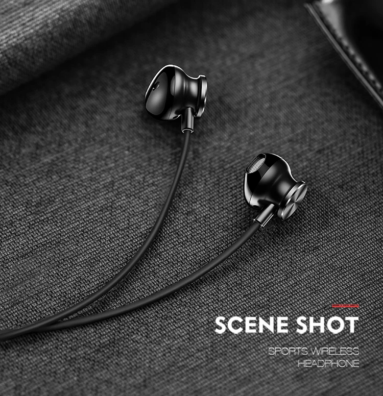 USAMS US-YD001 V4.2 Portable Handfree For Mobile Earbuds Wireless Sports Headphone - ANKUX.COM