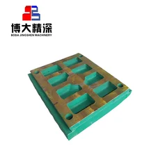 High Manganese jaw crusher replacement wear parts jaw plate usde for Metso crusher