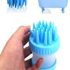 2019 Pet Cleaner Supplies Soft Rubber Bath Brush Massage Comb Bathing Tool Fast Odor Eliminator for Dogs Cats