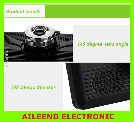 Car DVR Dual Camera Lens + Wifi + Android 4.0 Smart Tablet + GPS Navigator Full HD 1080P 5.0'' LCD video Recorder Dash Cam