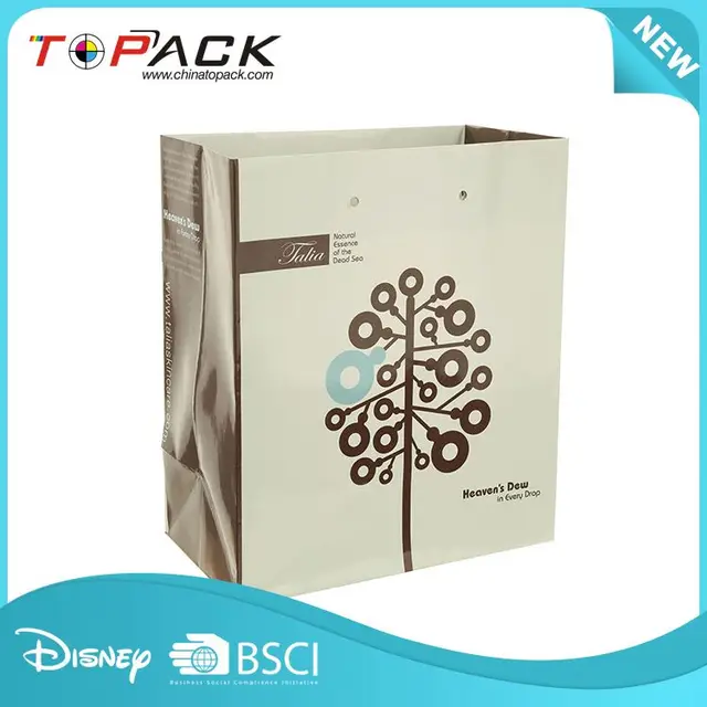 arrival oem quality beautiful round circle tree shopping paper