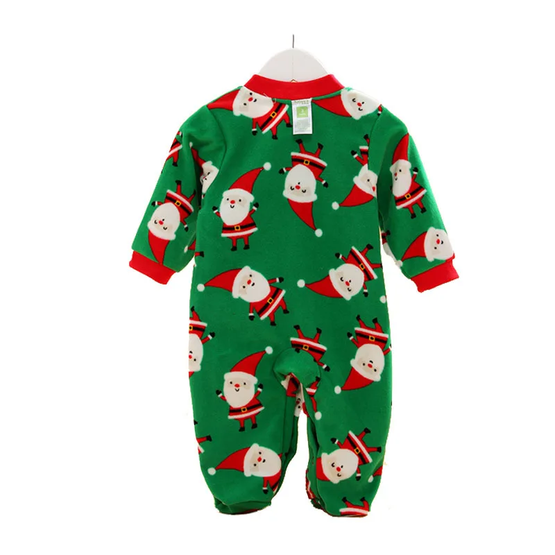 2015 Spring Baby long-sleeved fleece jumpsuit Romper climb Santa Claus suit snowsuit coveralls for newborns funny baby clothes