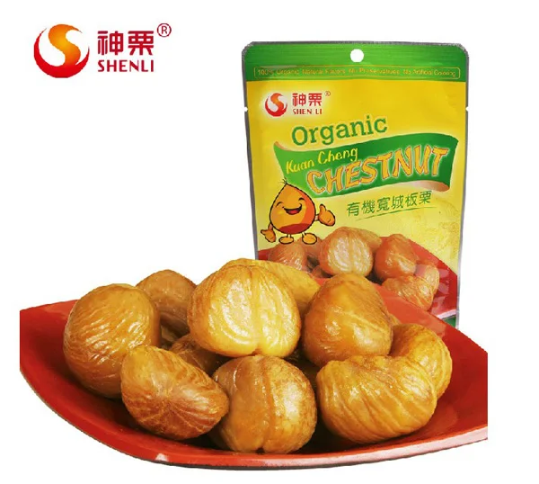 Ready to eat organic chestnuts wholesale snacks
