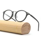 Fashion Round Wooden Glasses Frame Retro Women&Men Clear Optical Spectacle Eyeglasses Glasses Frame Eyewear Unisex