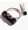 New Design Love Letter Black Shell Round Charm Watch Chain Bangle