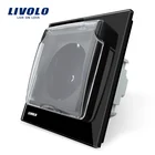 glass wall socket frame plate socket for touch button glass panel switch