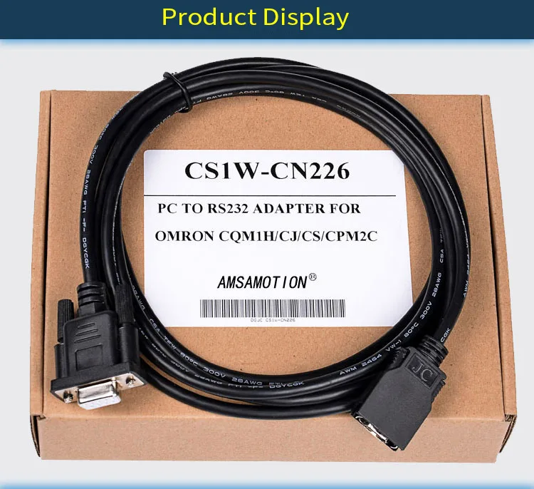 Câble de Programmation USB pour OMRON CS CPM2C Remplace Adaptateur CS1W-CS114 CJ CQM1H 