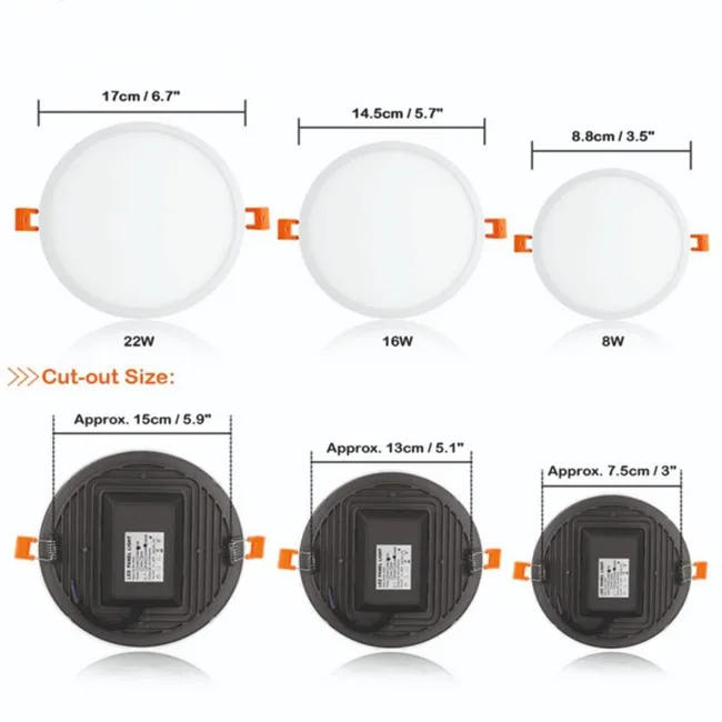 LED Round Panel Light led panel 60x60 LGP 6mm thickness 5 years warranty