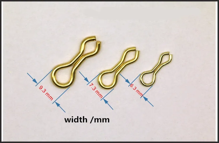 Heavy Duty Carp Fishing Accessory Brass Splay Ring Stainless Steel