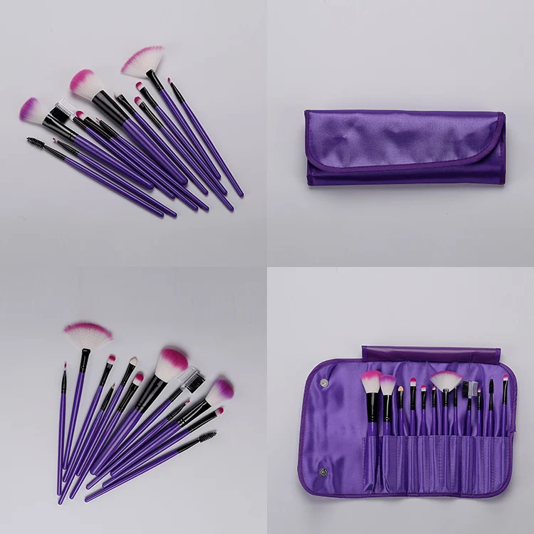 crystal makeup brush set
